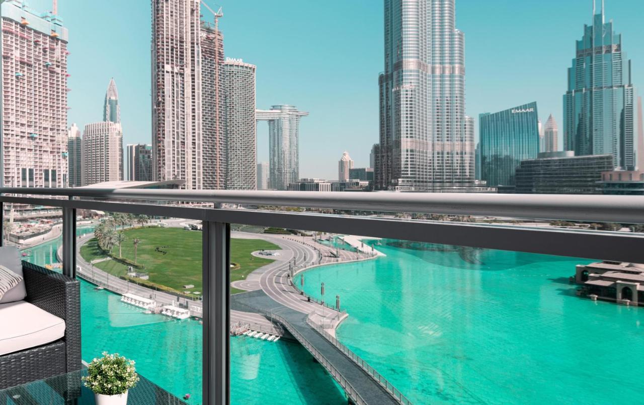 Elite Royal Apartment - Full Burj Khalifa & Fountain View - Opal - 2 Bedrooms Plus 1 Open Bedroom Without Partition Dubai Luaran gambar