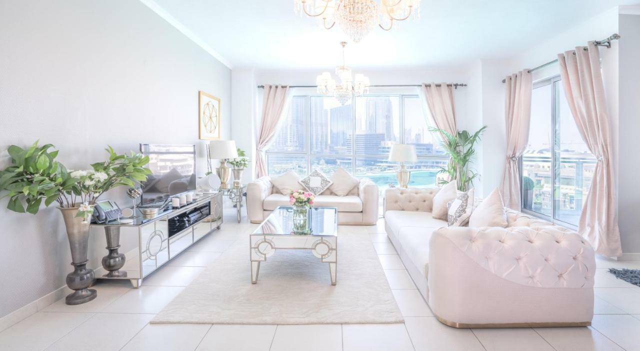 Elite Royal Apartment - Full Burj Khalifa & Fountain View - Opal - 2 Bedrooms Plus 1 Open Bedroom Without Partition Dubai Luaran gambar