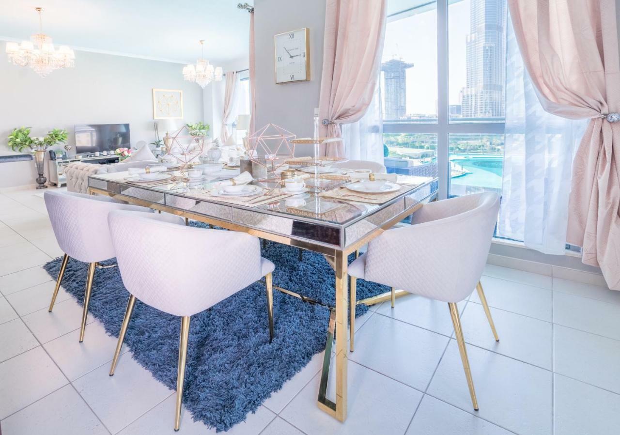 Elite Royal Apartment - Full Burj Khalifa & Fountain View - Opal - 2 Bedrooms Plus 1 Open Bedroom Without Partition Dubai Luaran gambar