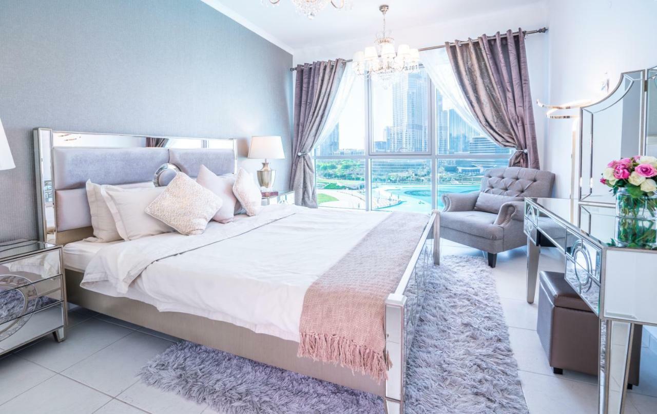 Elite Royal Apartment - Full Burj Khalifa & Fountain View - Opal - 2 Bedrooms Plus 1 Open Bedroom Without Partition Dubai Luaran gambar
